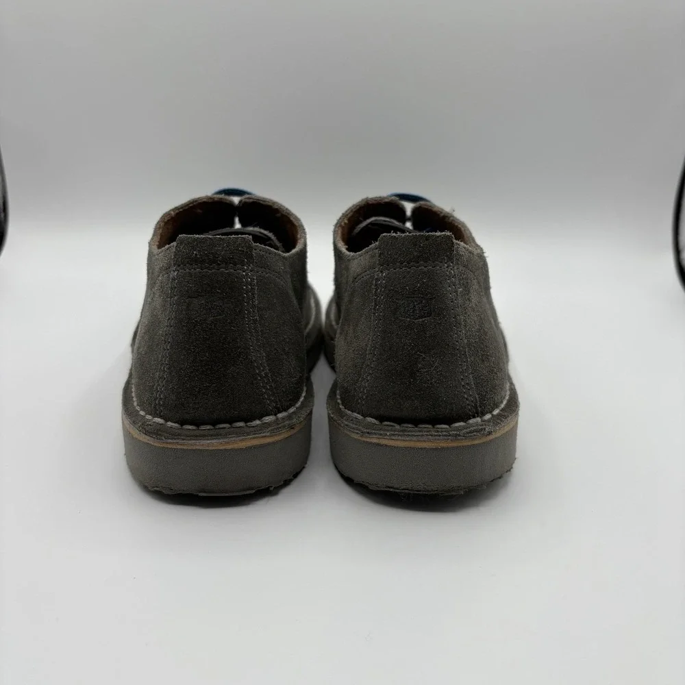 FLORSHEIM Dress Shoe Kids Size 3 M Gray Suede Lace‎ Up Oxford